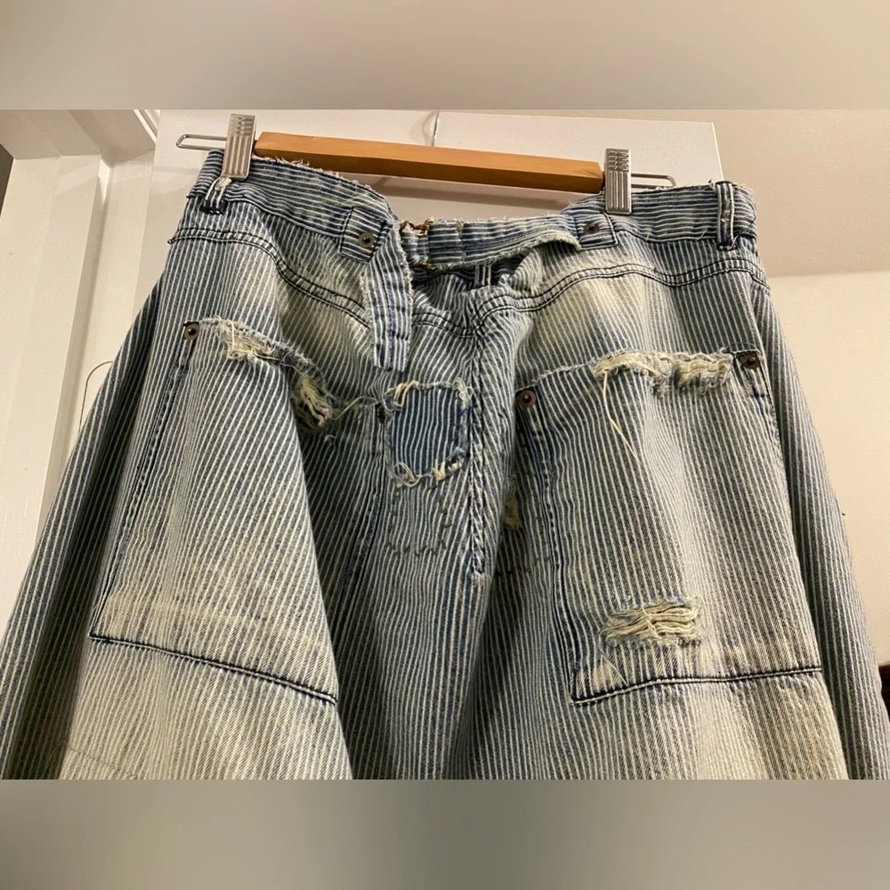 Magnolia Pearl minor striped denim harem jeans - Picture 6 of 8